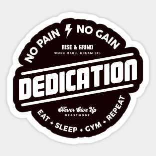 Dedication Sticker